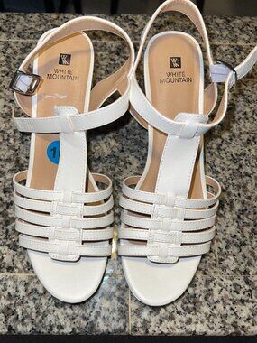 White Mountain High Heels - Color - white , Size 10